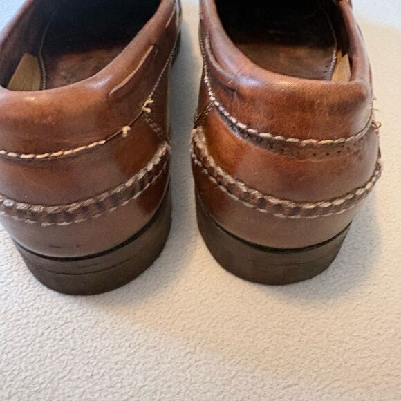 Allen Edmonds Grayson Brown Tassel Loafers Leather Mens 9E USA